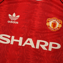 Load image into Gallery viewer, 1990/92 Kanchelskis #11 Manchester United Retro adidas Home Football Shirt (M/L)6
