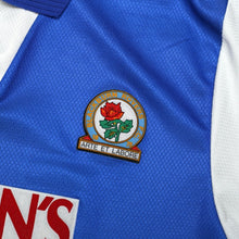 Load image into Gallery viewer, 1994/96 Shearer #9 Blackburn Rovers Vintage ASICS Home Football Shirt (XL)6
