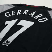 Load image into Gallery viewer, 2002/04 Gerrard #17 Liverpool Vintage Reebok Away Football Shirt (L)10
