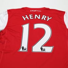 Load image into Gallery viewer, 2011/12 Henry #12 Arsenal Vintage Nike L/S Home Football Shirt (S)10
