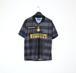 1997/98 RONALDO #10 Inter Milan Vintage Umbro Third Football Shirt (M)