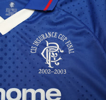 Load image into Gallery viewer, 2002/03 ARTETA #8 Rangers Diadora CIS Cup Final Long Sleeve Football Shirt (XL)
