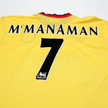 Load image into Gallery viewer, 1997/99 McManaman #7 Liverpool Vintage Reebok Away Football Shirt (S) 34/369
