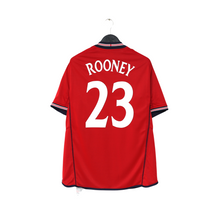 Load image into Gallery viewer, 2002/04 Rooney #23 England Vintage Umbro Away Debut Football Shirt XL Australia1
