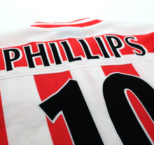 Load image into Gallery viewer, 1999/00 PHILLIPS #10 Sunderland Vintage Asics Home Football Shirt (L)
