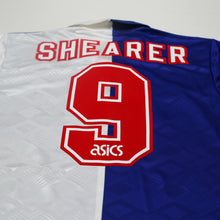 Load image into Gallery viewer, 1992/94 Shearer #9 Blackburn Rovers Vintage Asics Home Football Shirt (L/XL)
