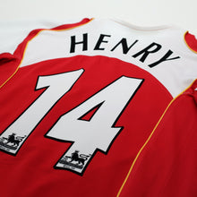 Load image into Gallery viewer, 2004/05 Henry #14 Arsenal Vintage Nike Home Football Shirt (M)9
