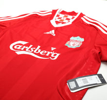 Load image into Gallery viewer, 2008/10 GERRARD #8 Liverpool Vintage adidas UCL Home Football Shirt (M) BNWT
