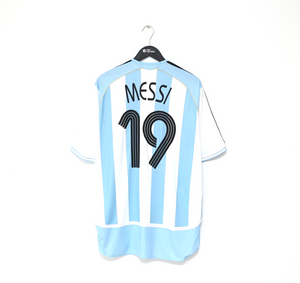 2005/07 MESSI #19 Argentina Vintage adidas Home Football Shirt (XL) WC 2006