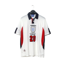 Load image into Gallery viewer, 1997/99 Owen #20 England Vintage Umbro Home Football Shirt (L/XL) WC 1998
