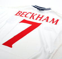 Load image into Gallery viewer, 1999/01 BECKHAM #7 England Vintage Umbro Home Football Shirt (XL) Euro 2000
