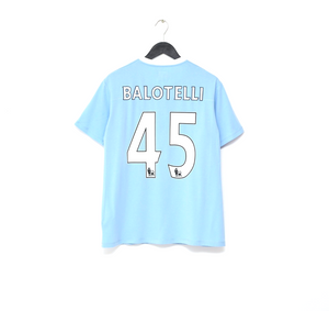 2010/11 BALOTELLI #45 Manchester City Vintage Umbro Football Shirt (L)