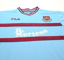 Load image into Gallery viewer, 2001/03 DI CANIO #10 West Ham Vintage FILA Away Football Shirt (L)
