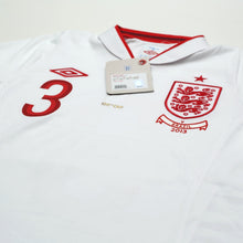 Load image into Gallery viewer, 2012/13 Cole #3 England Vintage Umbro Home Football Shirt (38) 100th Cap BNWT4
