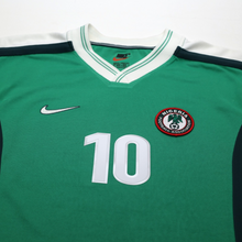Load image into Gallery viewer, 1998/00 Okocha #10 Nigeria Vintage Nike Football Shirt (M) World Cup 986
