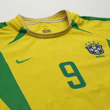 Load image into Gallery viewer, 2002/04 Ronaldo #9 Brazil Vintage Nike Home Football Shirt (M)5
