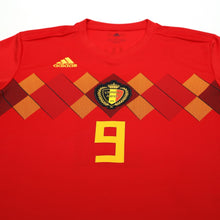 Load image into Gallery viewer, 2018/19 Lukaku #9 Belgium Home Football Shirt (L) World Cup 20183

