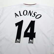 Load image into Gallery viewer, 2003/05 Alonso #14 Vintage Liverpool Reebok Away Football Shirt (XL)13
