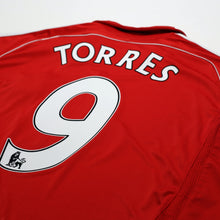 Load image into Gallery viewer, 2006/08 Torres #9 Liverpool Vintage adidas Home Football Shirt (XL)10
