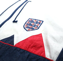 Load image into Gallery viewer, 1990/92 ENGLAND Vintage Umbro Football Track Top Shell Jacket (XL) Italia 90
