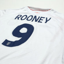 Load image into Gallery viewer, 2005/07 Rooney #9 England Vintage Umbro Home Football Shirt (XL) World Cup 200611
