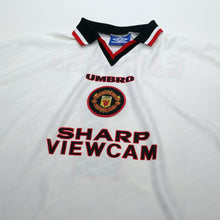 Load image into Gallery viewer, 1996/97 Cantona #7 Manchester United Vintage Umbro Away Football Shirt (XL)2
