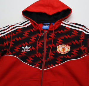 2015 MANCHESTER UNITED Retro adidas Originals Hoodie (M)
