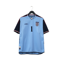 Load image into Gallery viewer, 2002/03 Seaman #1 England Vintage Umbro GK Football Shirt (L) 2002 WC1
