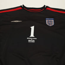 Load image into Gallery viewer, 2002/03 Seaman #1 England Vintage Umbro GK Football Shirt (L) 2002 WC Brazil2
