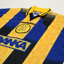 Load image into Gallery viewer, 1996/97 Ferguson #9 Everton Vintage Umbro Away Football Shirt (XL)4

