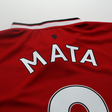 Load image into Gallery viewer, 2014/15 Mata #8 Manchester United Vintage Nike Home Football Shirt (L)12
