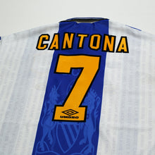 Load image into Gallery viewer, 1994/96 Cantona #7 Manchester United Vintage Umbro Third Football Shirt (L)9
