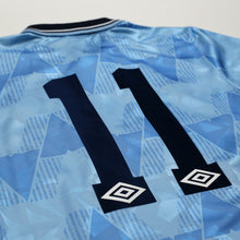 Load image into Gallery viewer, 1989/91 Lake #11 Manchester City Retro Umbro Home Football Shirt (S)12
