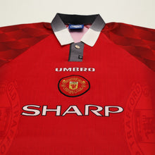 Load image into Gallery viewer, 1996/98 Beckham #10 Manchester United Vintage Umbro Home Football Shirt (L)3
