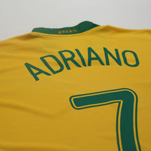 Load image into Gallery viewer, 2006/08 Adriano #7 Brazil Vintage Nike Home Football Shirt (M) World Cup 0612
