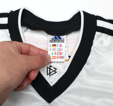 Load image into Gallery viewer, 1998/00 MATTHAUS #8 Germany Vintage adidas Home Football Shirt (M) WC 98
