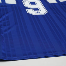 Load image into Gallery viewer, 1992/94 McCoist #9 Rangers Vintage adidas Equipment Home Football Shirt (L)13
