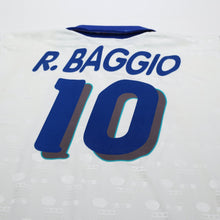 Load image into Gallery viewer, 1994 Baggio #10 Italy Vintage Diadora Away Football Shirt (XXL) USA 9411
