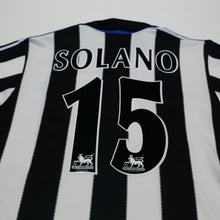 Load image into Gallery viewer, 1999/00 Shearer #9 Newcastle United Vintage adidas Home Football Shirt (S)10
