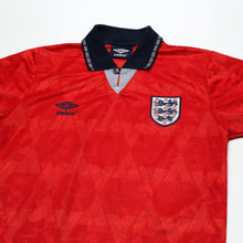 Load image into Gallery viewer, 1990/93 England Retro Umbro Away Football Shirt (S) Italia 902
