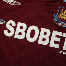 Load image into Gallery viewer, 2009/10 Diamanti #32 West Ham Vintage Umbro Home Football Shirt (M)6
