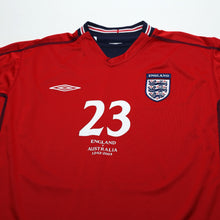 Load image into Gallery viewer, 2002/04 Rooney #23 England Vintage Umbro Away Debut Football Shirt XL Australia2
