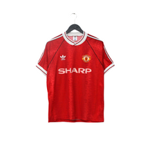 Load image into Gallery viewer, 1990/92 Manchester United Vintage adidas Home Football Shirt (M) 38/400
