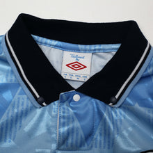 Load image into Gallery viewer, 1989/91 Lake #11 Manchester City Retro Umbro Home Football Shirt (S)13
