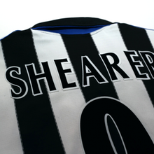 Load image into Gallery viewer, 1999/00 Shearer #9 Newcastle United Vintage adidas Home Football Shirt (S)13
