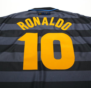 1997/98 RONALDO #10 Inter Milan Vintage Umbro Third Football Shirt (M)