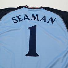 Load image into Gallery viewer, 2002/03 Seaman #1 England Vintage Umbro GK Football Shirt (L) 2002 WC9
