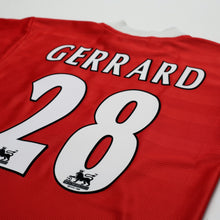 Load image into Gallery viewer, 1998/00 Gerrard #28 Liverpool Vintage Reebok Home Football Shirt (S) 34/3610
