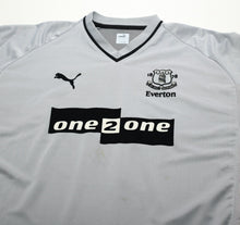 Load image into Gallery viewer, 2001/02 GASCOIGNE #18 Everton Vintage PUMA Long Sleeve Away Football Shirt (XL)
