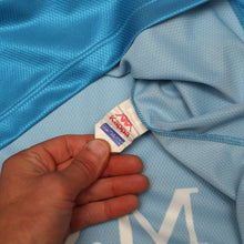 Load image into Gallery viewer, 1997/99 Kinkladze #10 Manchester City Vintage Kappa Home Football Shirt (L)14
